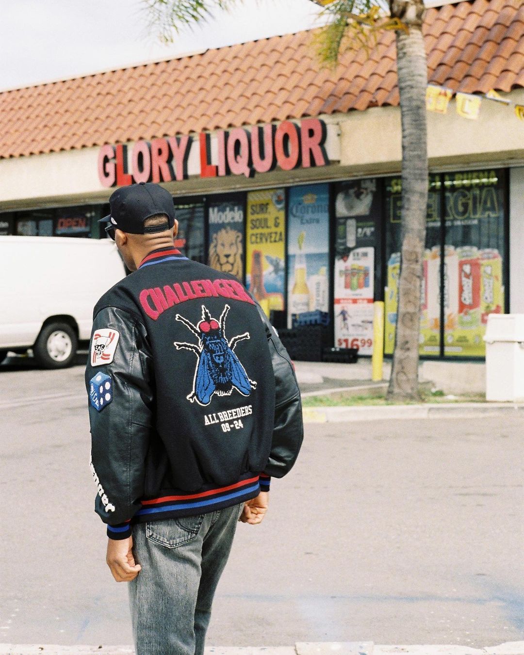 CHALLENGER/15th VARSITY JACKET（BLACK）［15周年ヴァーシティJKT-24