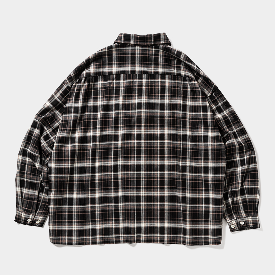 TIGHTBOOTH/PLAID L/S SHIRT（Black）［チェックシャツ-25春夏］ - JONAS