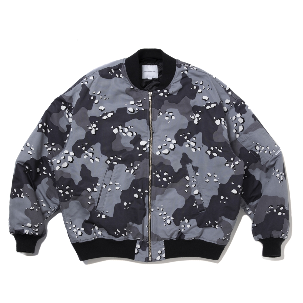 COOTIE PRODUCTIONS/Camouflage Padded Bomber Jacket（City Desert