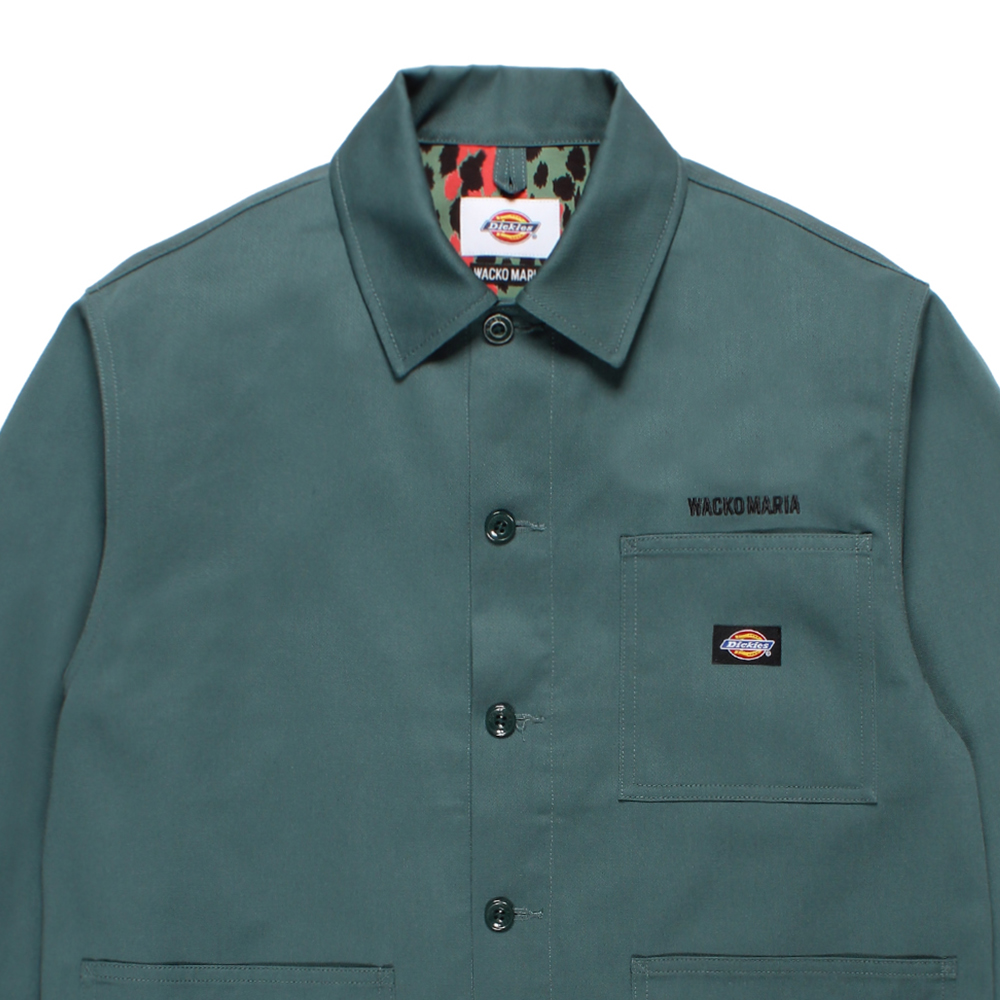 WACKO MARIA/DICKIES / COVERALL（GREEN）［カバーオール-26春夏］ - JONAS