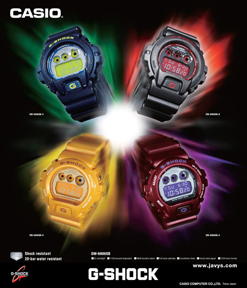 G-Shock Metallic Colors DW-6900SB Watch Series