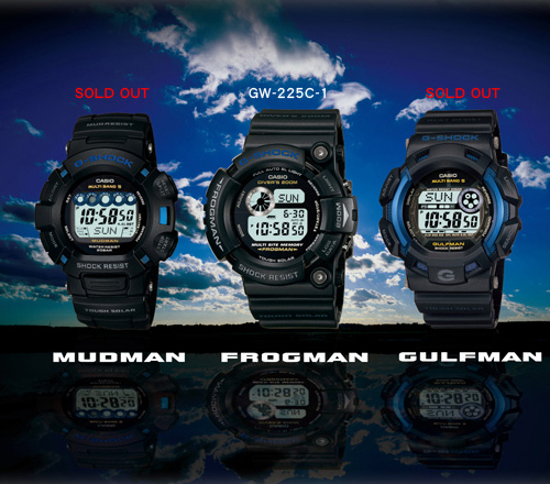 G-Shock: 25th Anniversary - Master Blue Watch Series