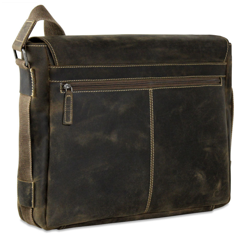 Leather Messenger Bag Full-Size - Arizona #A4544 | Jack Georges