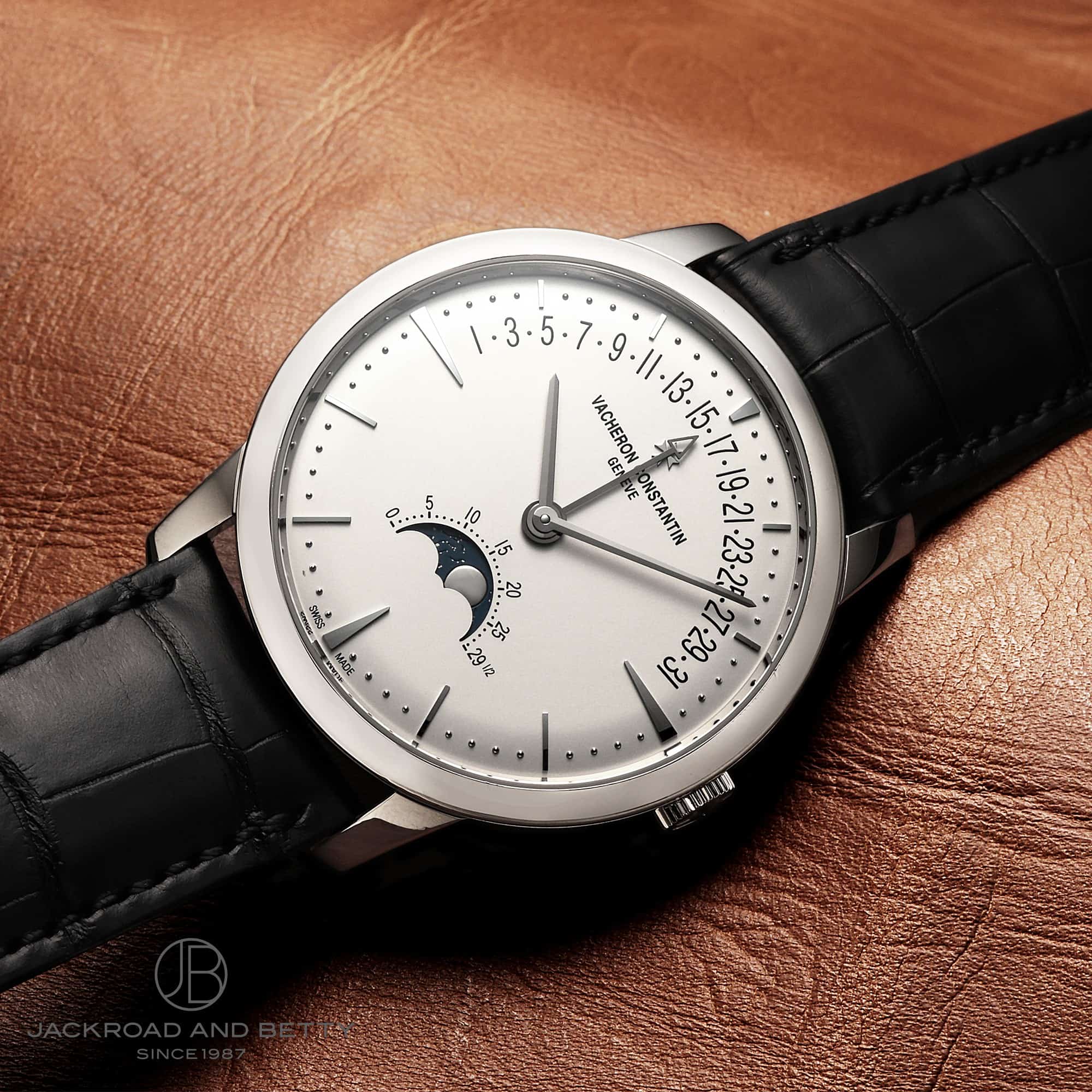 パトリモニー ムーンフェイズ レトログラード デイト[4010U/000G-B330