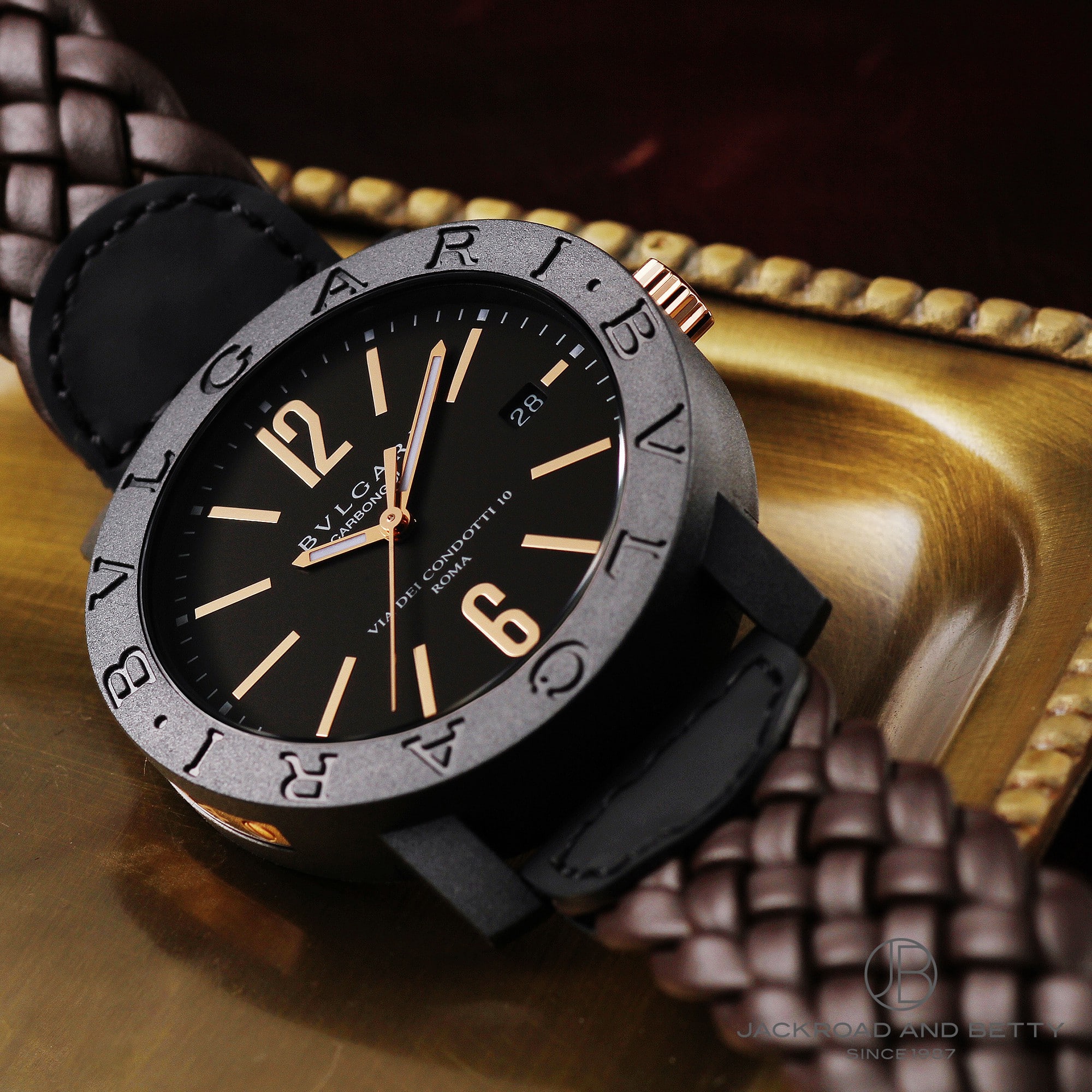 ブルガリブルガリ オートマティック カーボンゴールド ローマ