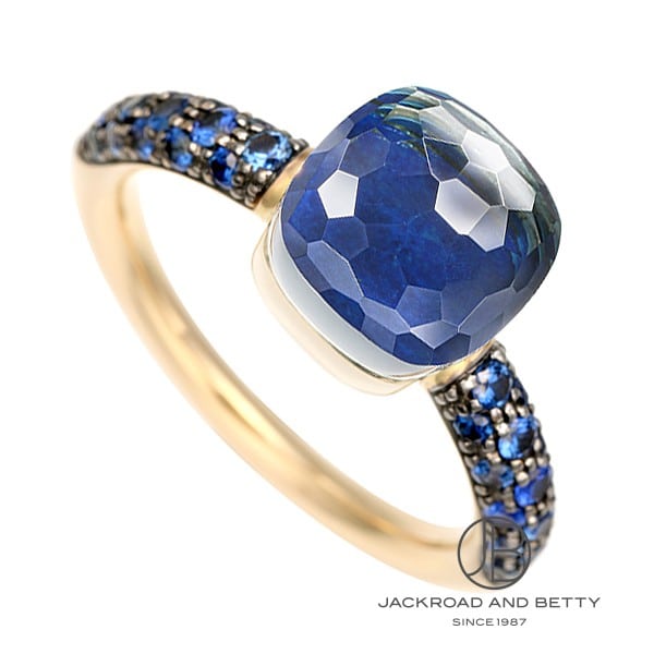 ヌード ロンドンブルートパーズ ラピスラズリ リング プチ