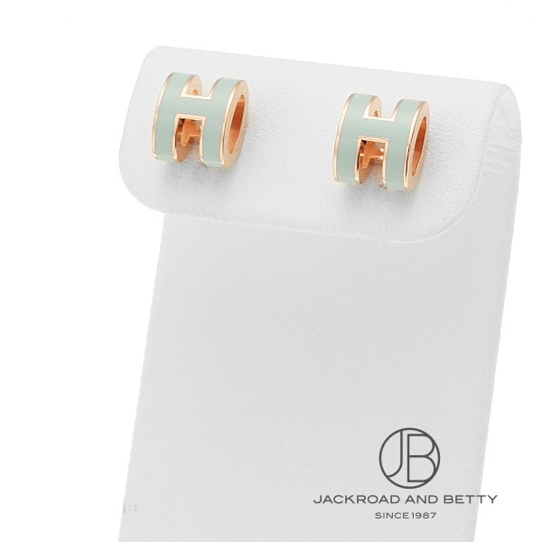 ポップH ミニ ピアス ペパーミント グリーン 緑[H608002FD C3] Pop H