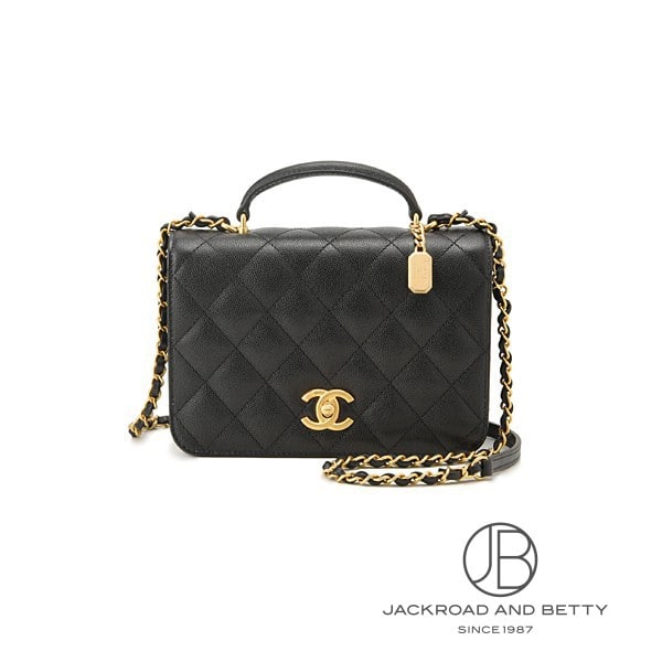 マトラッセ ハンドル フラップ バッグ ブラック 黒[AS4286 B13697