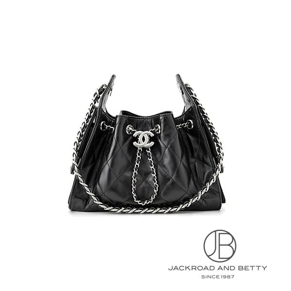 CHANEL 25 ミニ ハンドバッグ ブラック 黒[AS5631 B23894 94305