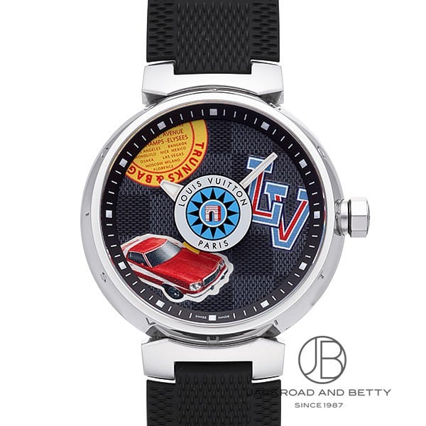 タンブール GM ダミエ ワールドツアー 41.5[QA063Z] Tambour GM Demier