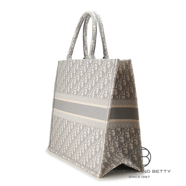 ブックトート ディオール オブリーク エンブロイダリー ラージ