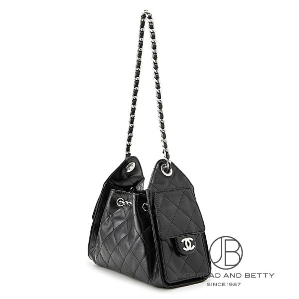 CHANEL 25 ミニ ハンドバッグ ブラック 黒[AS5631 B23894 94305