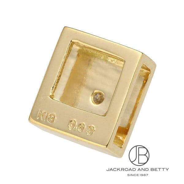 K18 ダイヤモンド ビーズ ペンダントトップ[] K18 Diamonds Beads