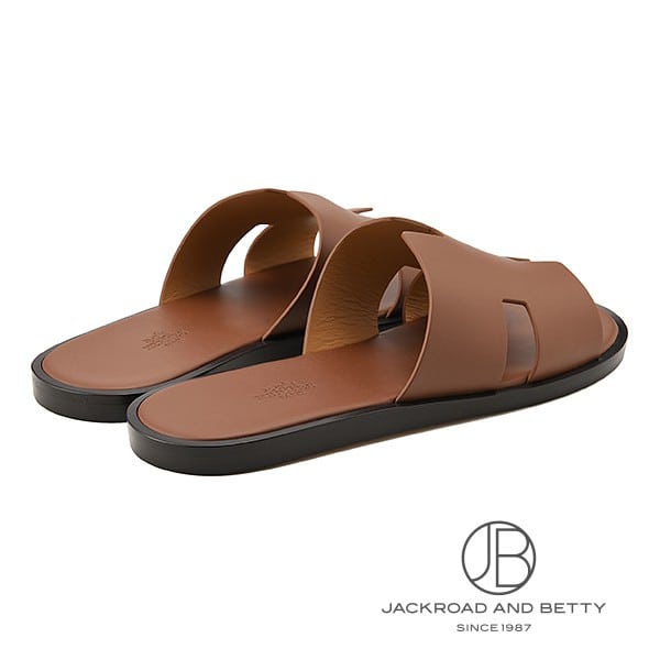 サンダル イズミール ゴールド 茶 41[H041141ZH] Sandals Izmir Gold
