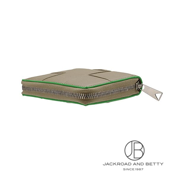 カセット ジップ アラウンド ウォレット トープ ベージュ[708614 V1Q73