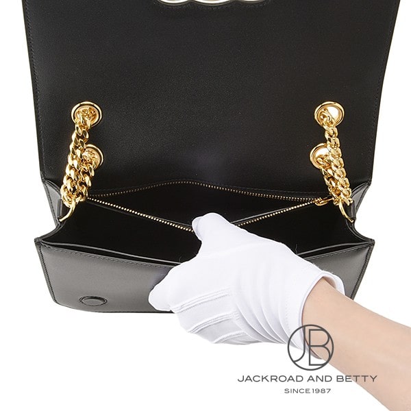 ミディアム トリオンフ フレーム ショルダーバッグ ブラック 黒