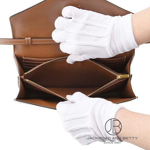 エンベロップ トリオンフ バッグ タン ブラウン[113322EZH.04LU