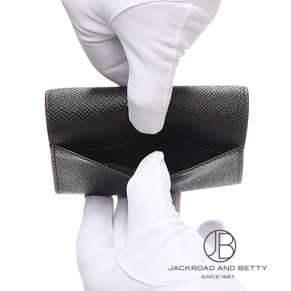 4ステッチ 三つ折り ウォレット ブラック 黒[SA3UI0017P4745T8013