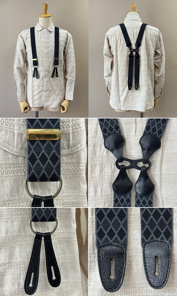 Dapper's ダッパーズ H型|35mm|サスペンダー|ゲハート『Classical