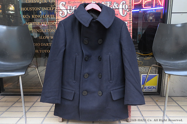 WAREHOUSE ウエアハウス ネイビーウールメルトン|ピーコート『1920'S