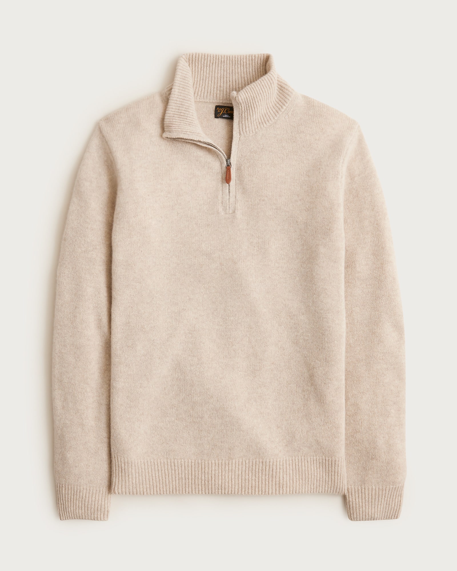 Midweight Cashmere Quarter-zip Sweater For Men | J.Crew