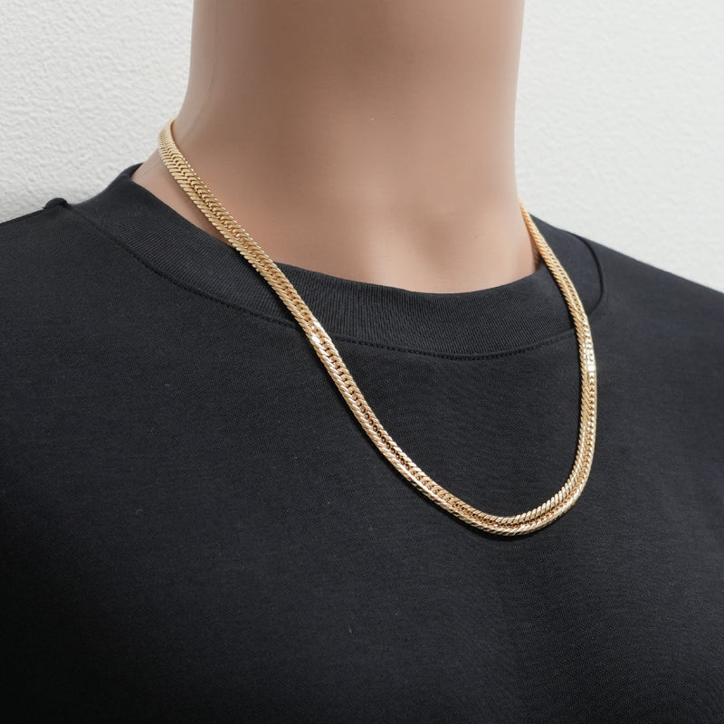 喜平 ネックレス K18 トリプル 12面 55g 55cm 造幣局検定マーク(ホール