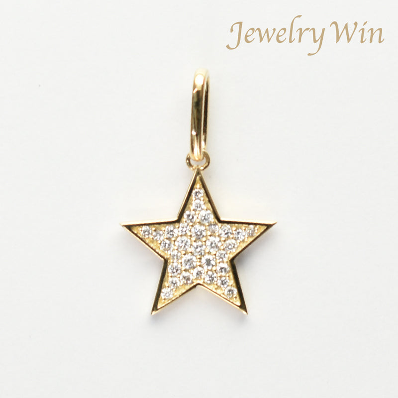 ペンダントトップ K18 ダイヤモンド付 (Type-ST)