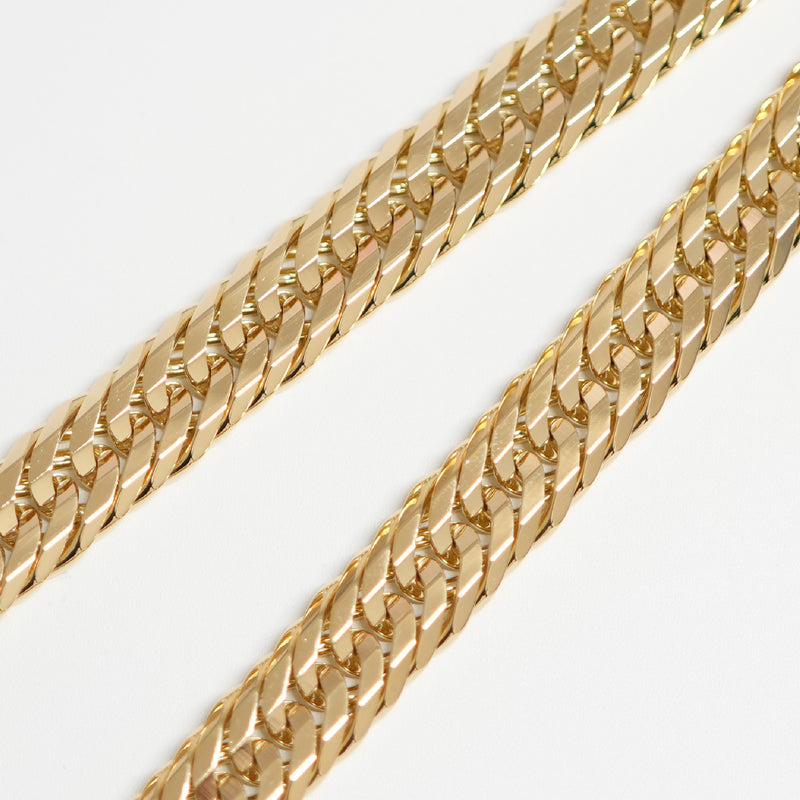 喜平 ネックレス K18 トリプル 12面 125g 52cm 造幣局検定マーク