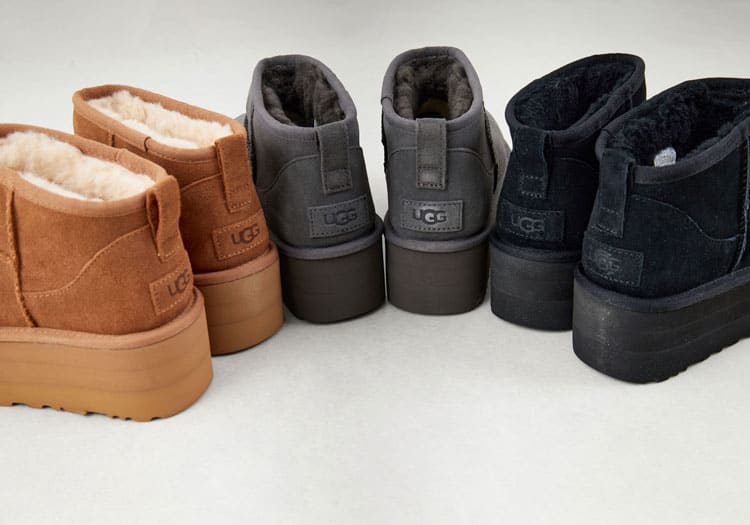 UGGブーツ 厚底“クラシック ウルトラ ミニ プラットフォーム”完全