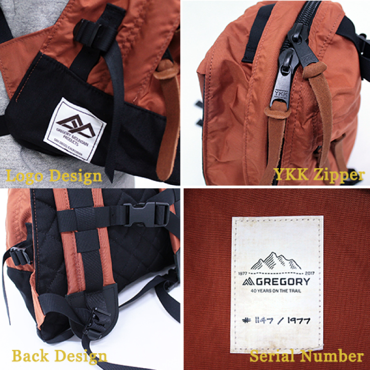 2月18日(土) GREGORY 40周年記念 DAY PACK 1977 発売。｜JEANS FACTORY