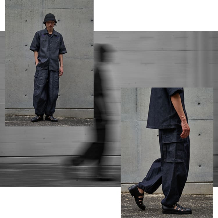 NEEDLES(ニードルズ) 24SS別注ヒザデルパンツ & カウボーイシャツを4