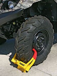 Trimax TCL65: Deluxe Universal Wheel Chock Lock - JEGS