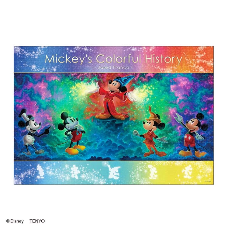TEN-D1000-861 ディズニー Mickey's Colorful History（ミッキー