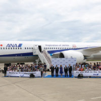 全日空の新型旅客機「ボ…：全日空ボーイング787－9型機で遊覧飛行