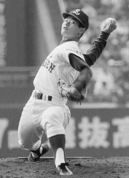 桑田真澄（PL学園）1984、85…：選抜高校野球「思い出甲子園」 写真