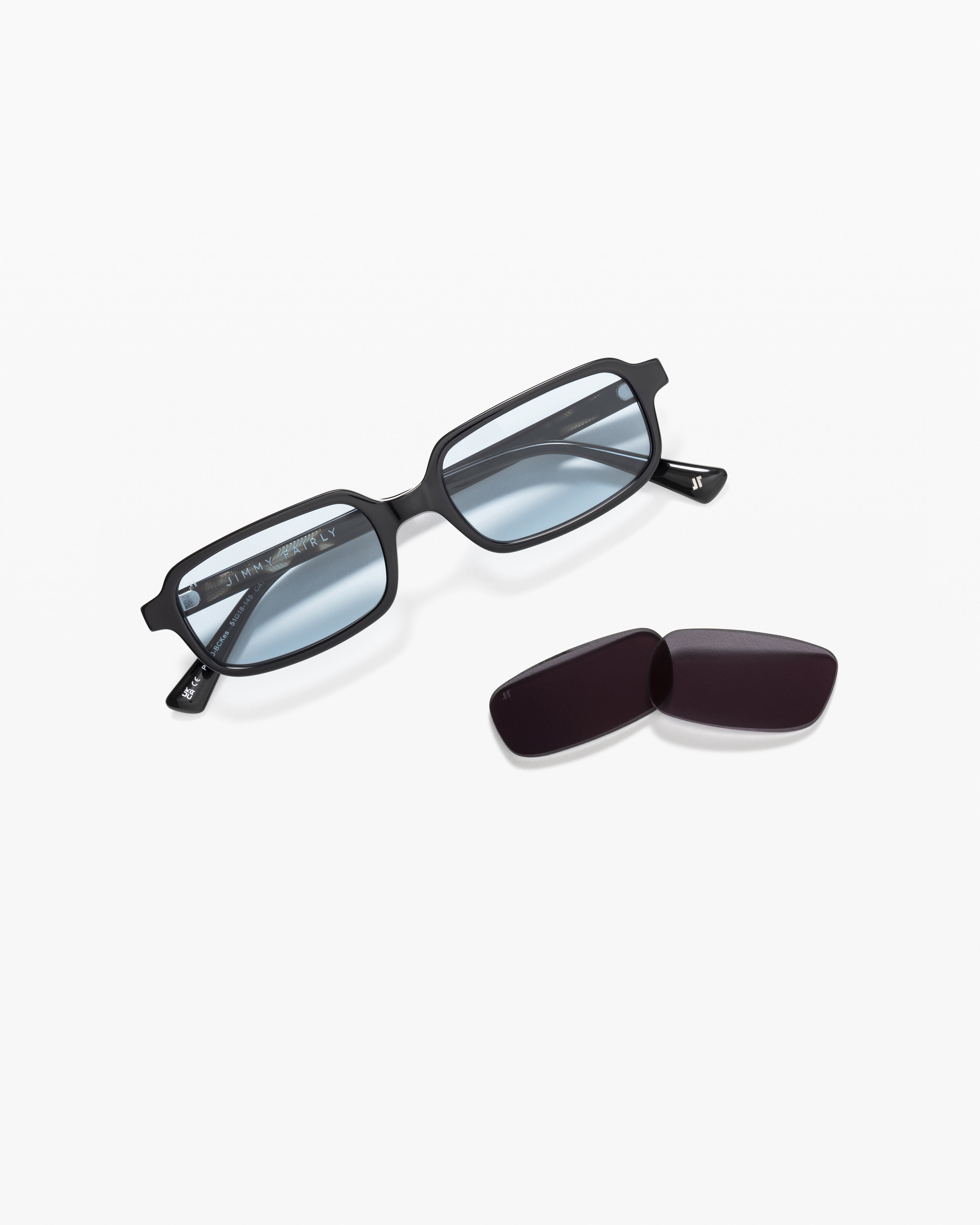 The Kaya JF Colors Medium Women's Sunglasses in Black | Jimmy