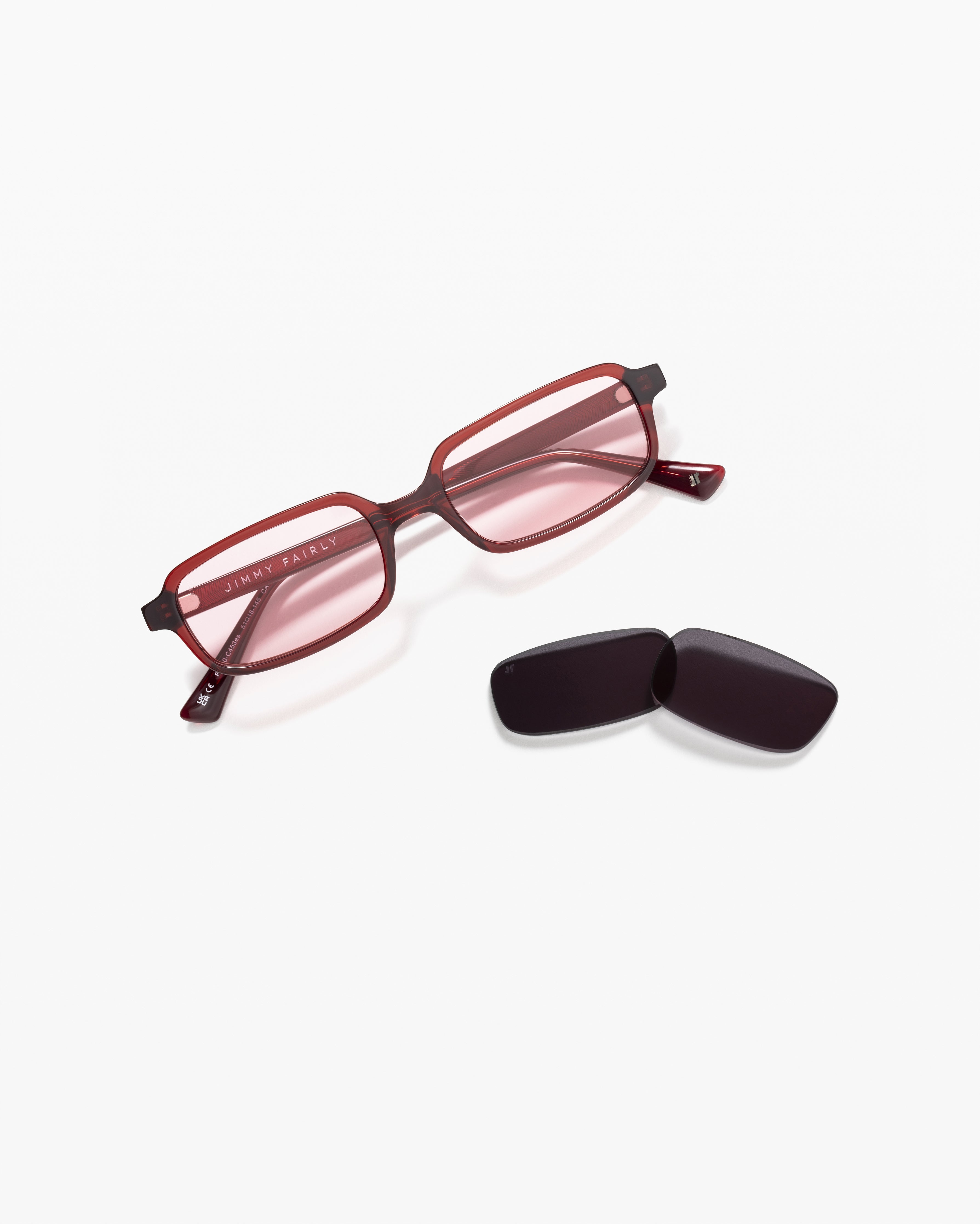 The Kaya JF Colors Medium Women's Sunglasses in Burgundy | Jimmy