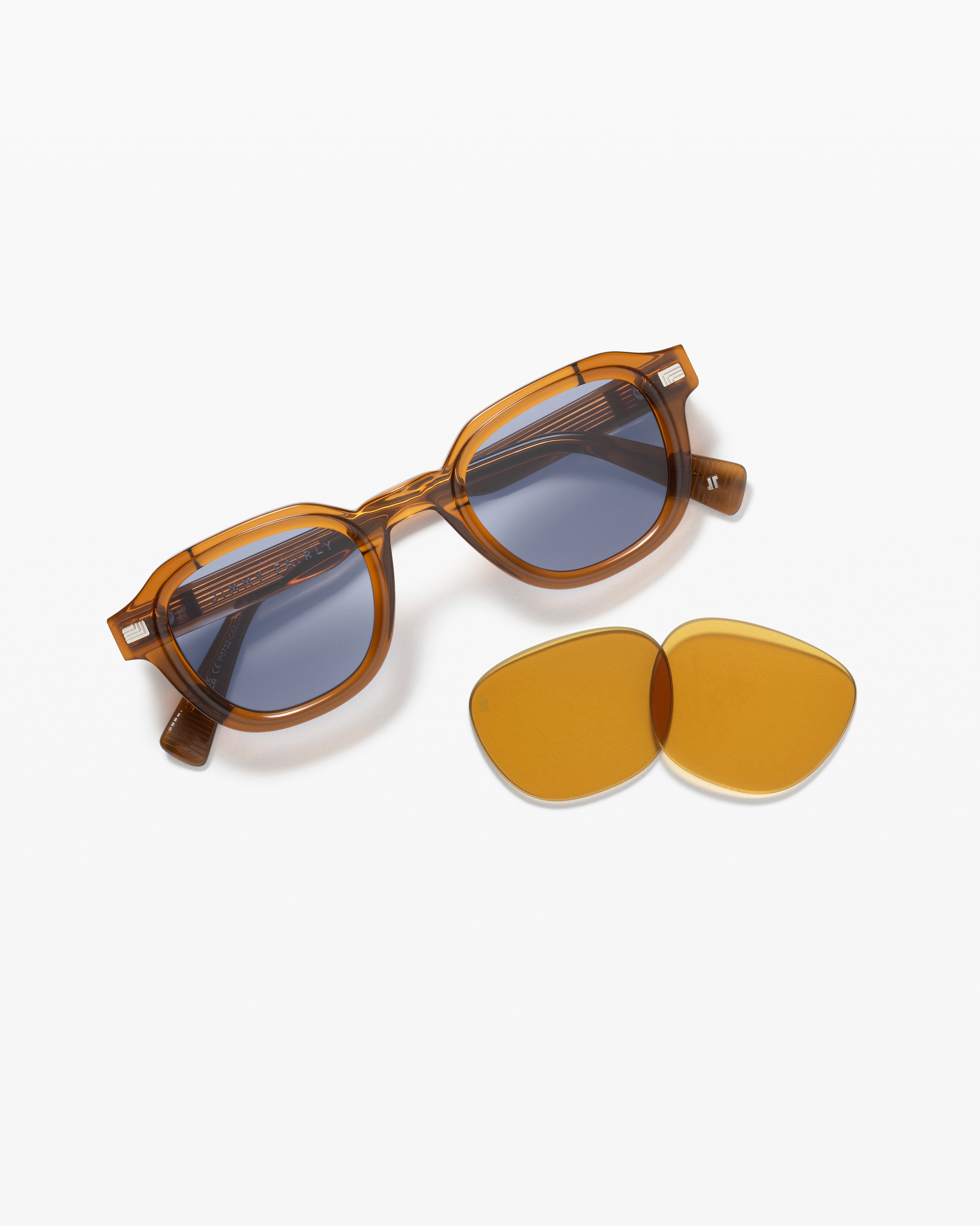 The Napoli JF Colors Medium Men's Sunglasses in Brown | Jimmy