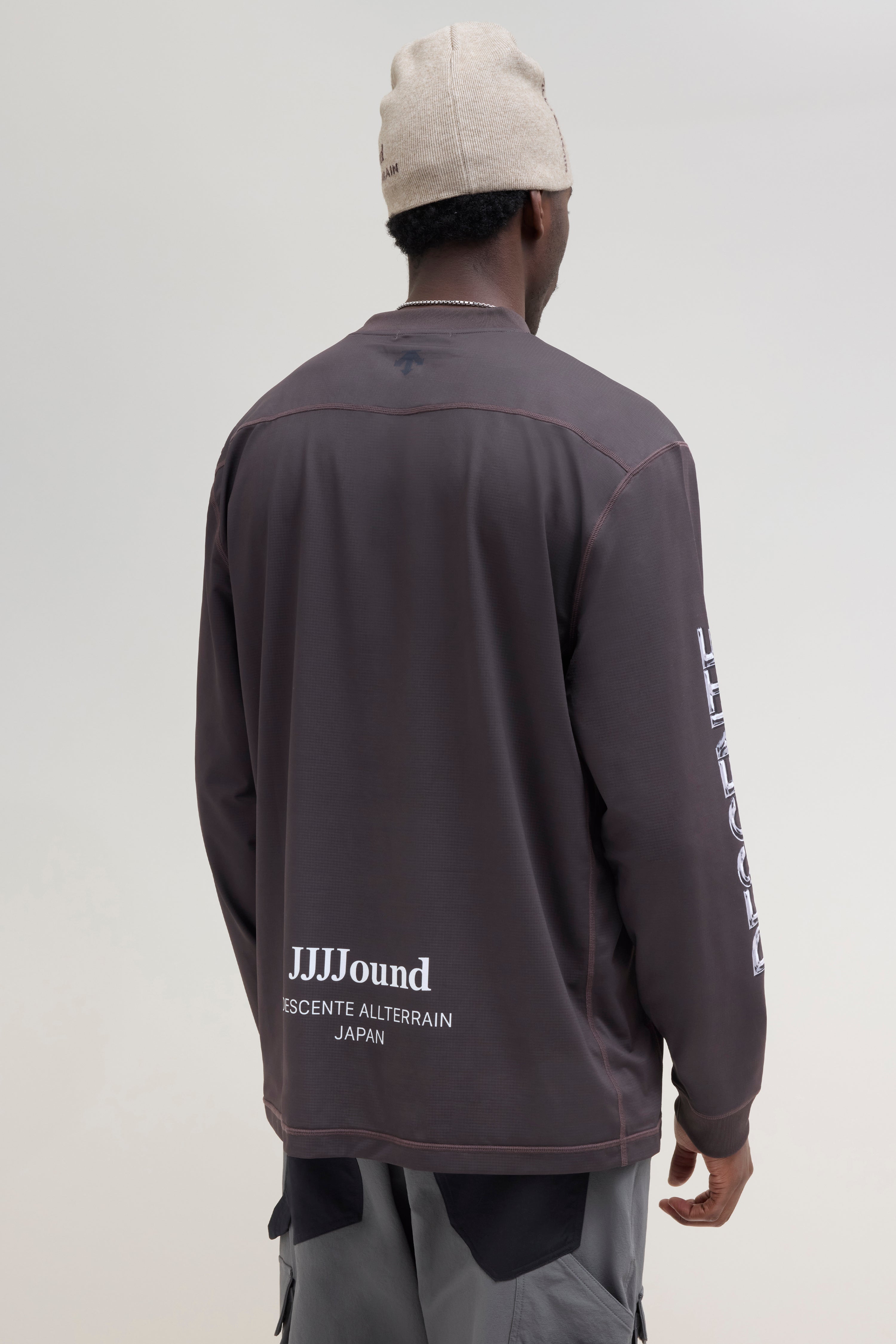 JJJJound Descente Warm-Up Longsleeve - Brown