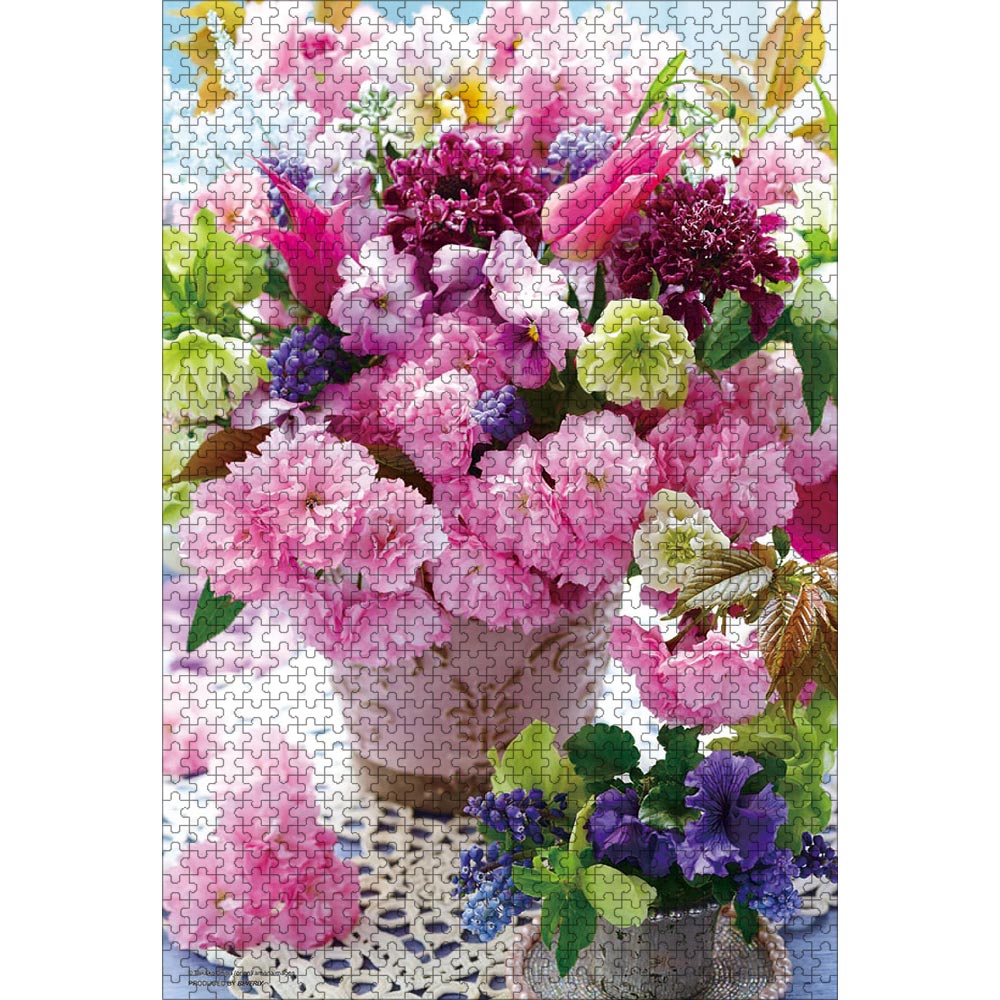 ジグソーパズル 1000 ピース 花 50×75cm 縦長 | ジグソーパズル通販