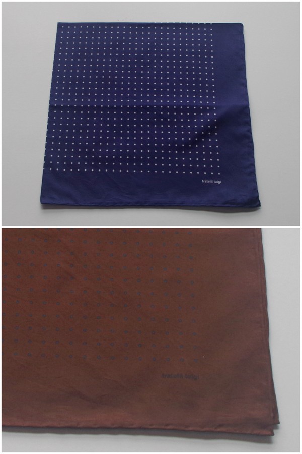 FRATELLI LUIGI】フラテッリ ルイージ コットン 100% スカーフ 大判 67