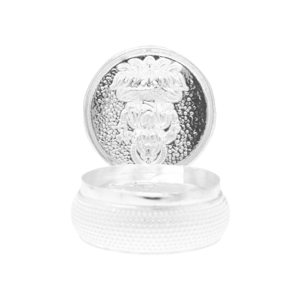 45 Grams Silver Ganesh Kumkum Box – Jagdamba Pearls