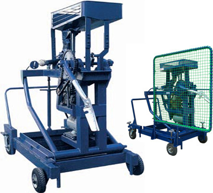 製品カタログ (グランド用ピッチングマシン AH-GS型)｜ バッティング