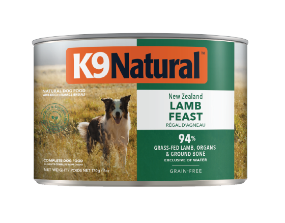 K9ラム・フィースト 170g｜ドッグフード｜K9ナチュラル公式通販サイト