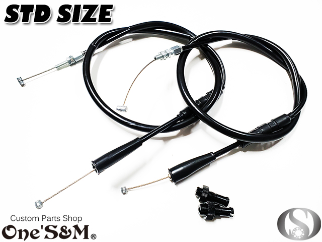 CBX400F純正スイッチボックス専用 XワイヤーII フルセット ブラック