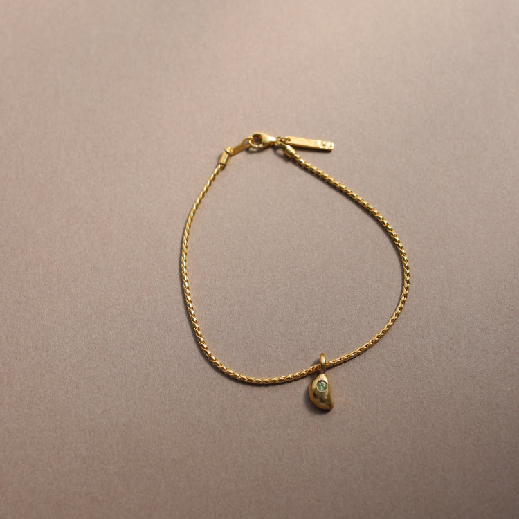 ツイストチェーンブレスレット GD