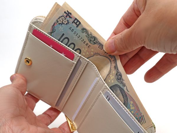 なないろかき氷 二つ折りファスナーミニ財布［t］