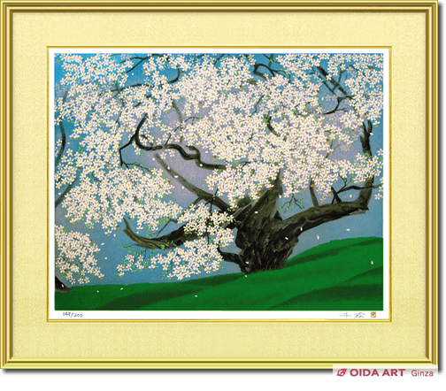 中島千波 臥龍桜 | 絵画など美術品の販売と買取 | 東京・銀座 おいだ美術