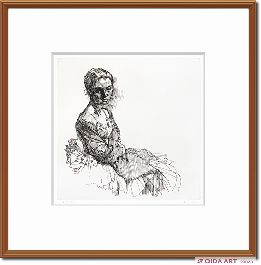 小磯良平 踊り子 | 絵画など美術品の販売と買取 | 東京・銀座 おいだ美術