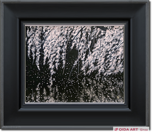 千住博 千鳥ヶ淵の夜桜 | 絵画など美術品の販売と買取 | 東京・銀座